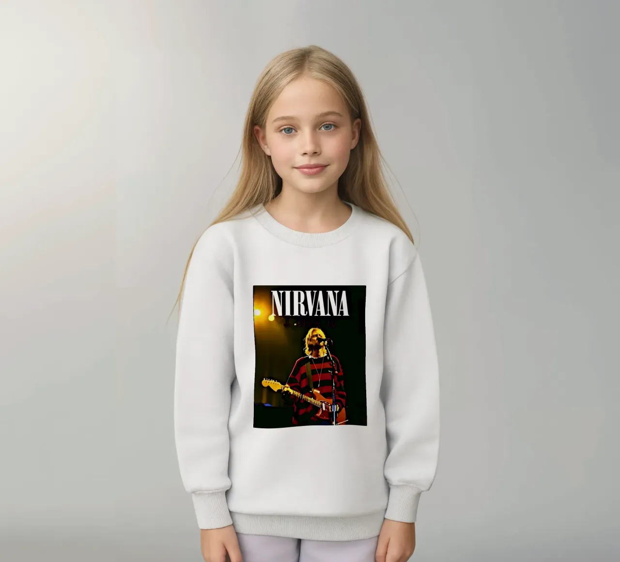 Nirvana felpa bambino da vintage singer