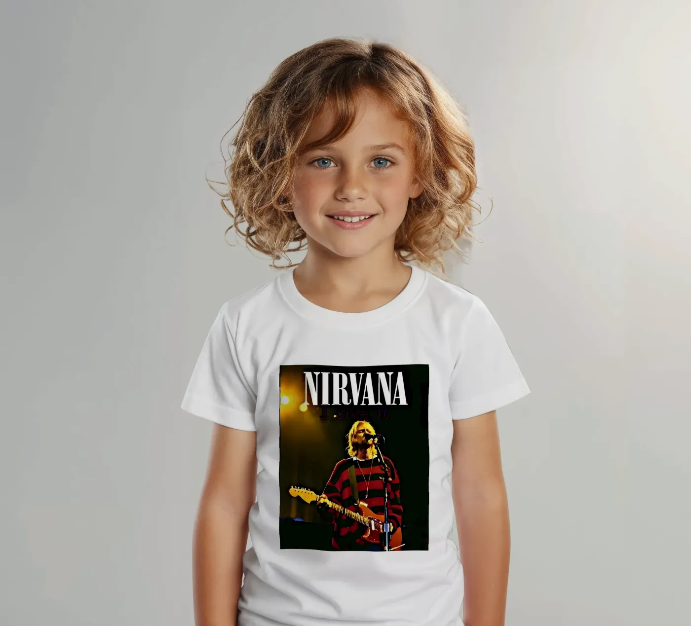 Nirvana kinder t-shirt van vintage singer