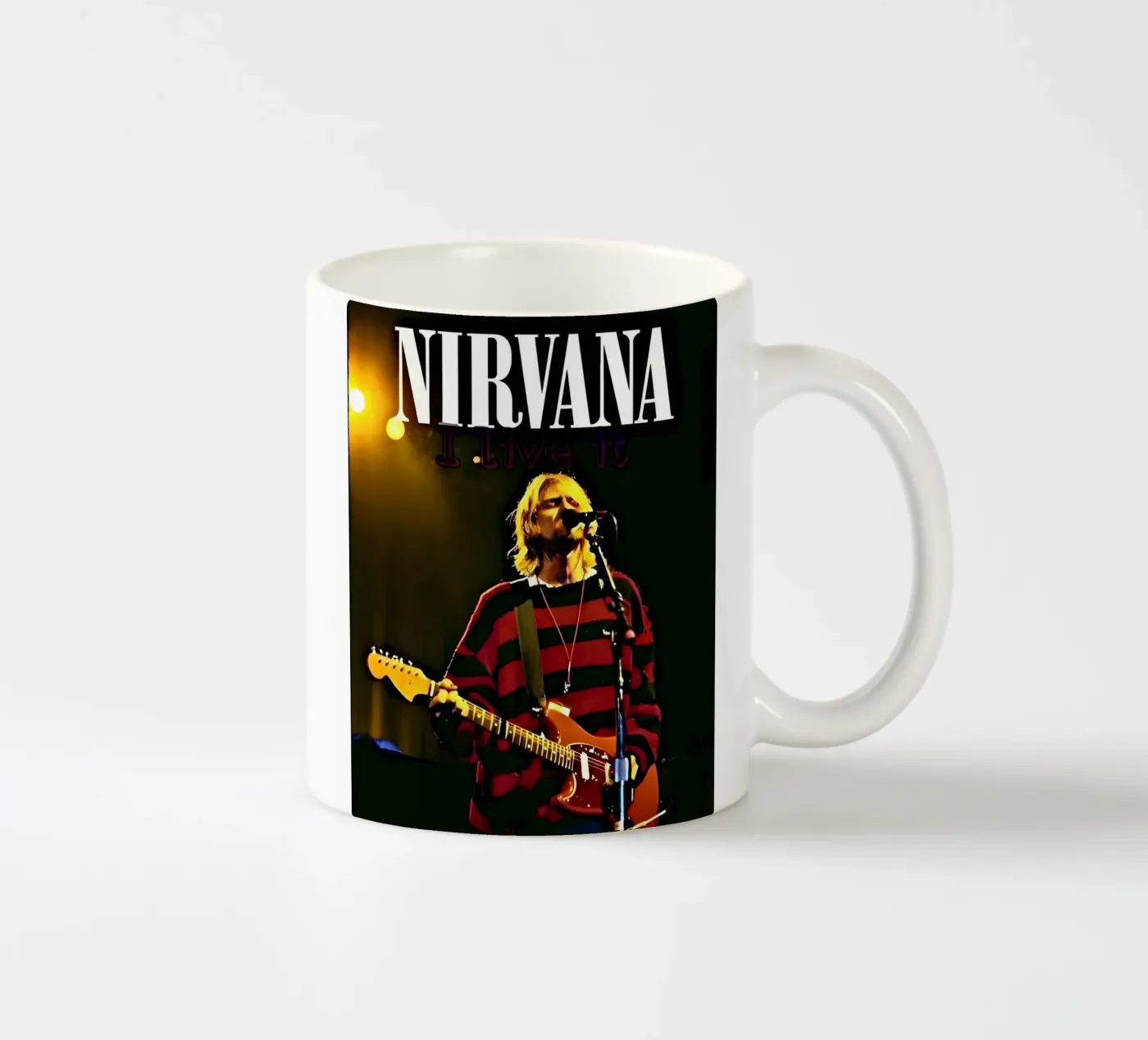Nirvana ceramic mug by vintage singer
