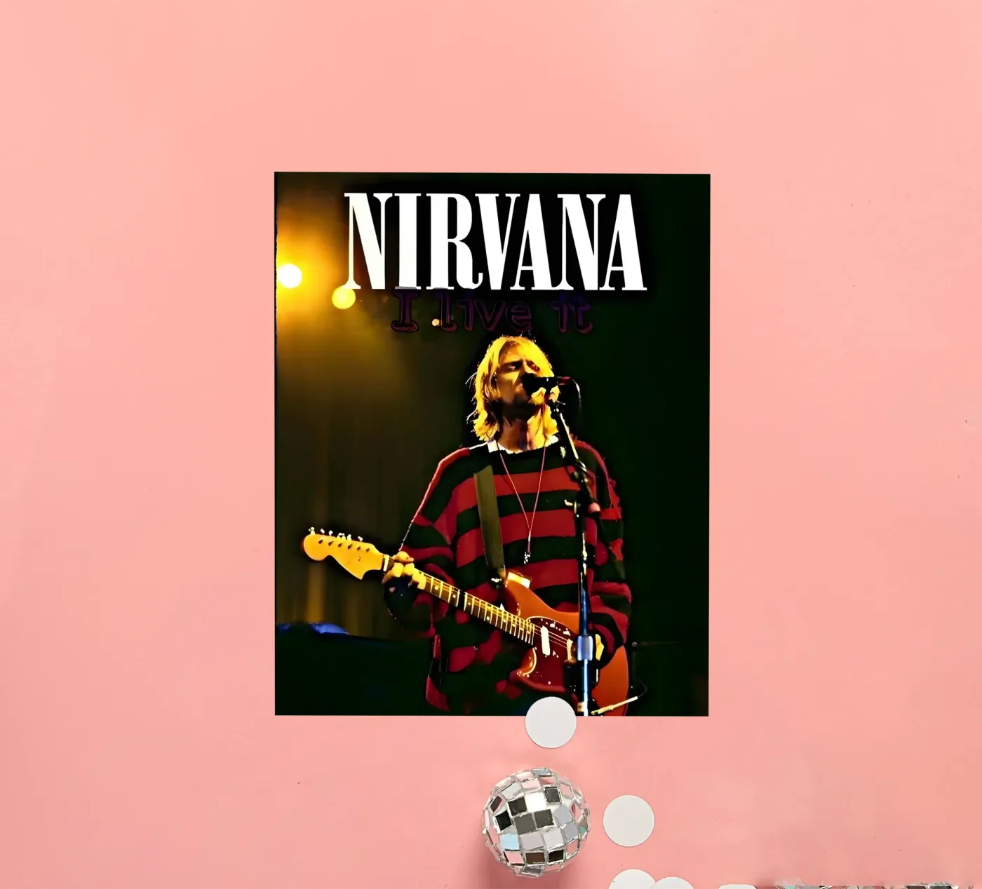 Nirvana sticker by vintage singer