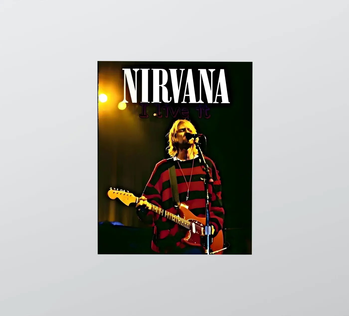 Nirvana sticker by vintage singer