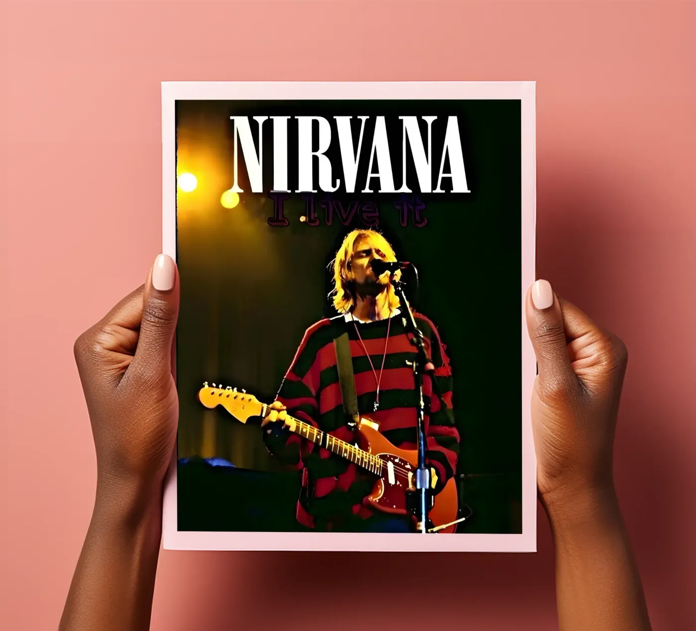 Nirvana sticker sheet by vintage singer