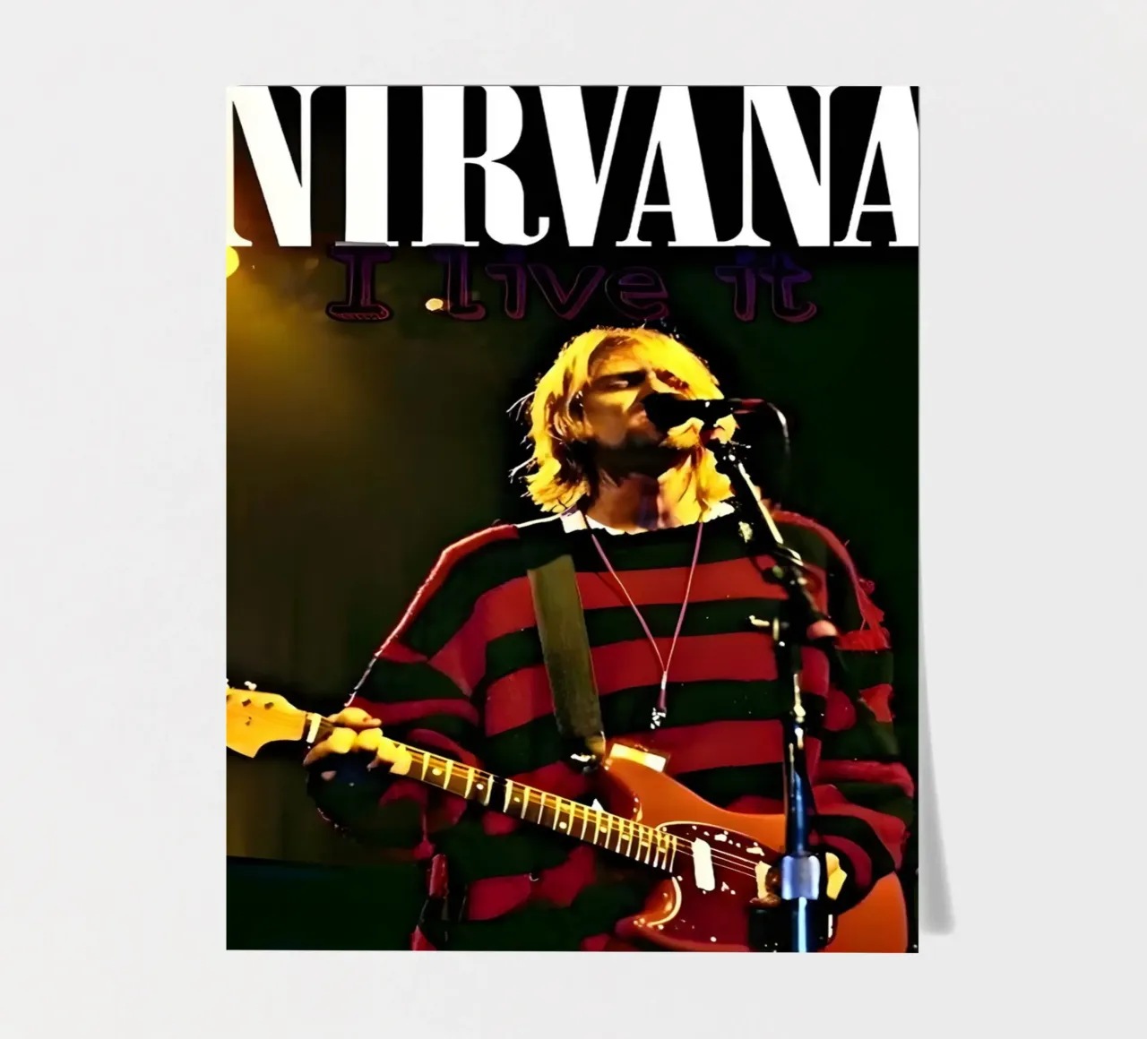 Nirvana sticker sheet by vintage singer