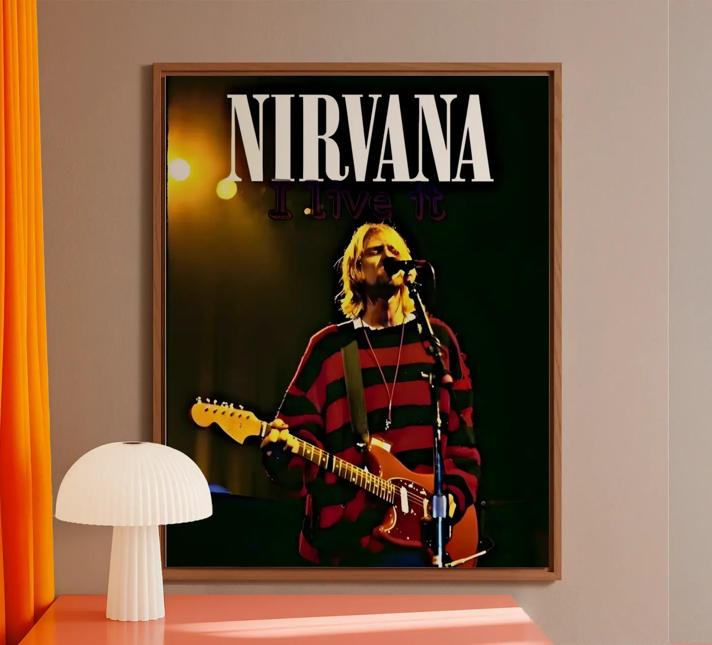 Nirvana alluminio dibond da vintage singer