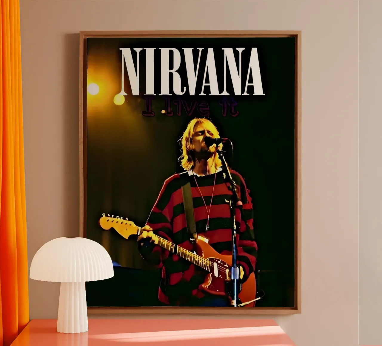 Nirvana canvas van vintage singer