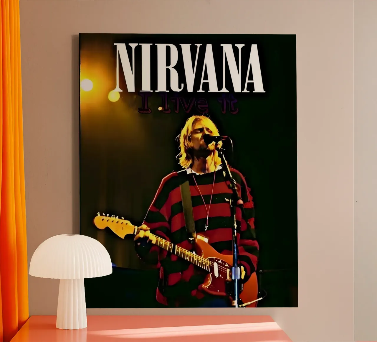 Nirvana canvas van vintage singer