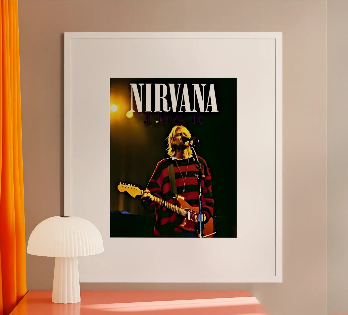 Nirvana poster da vintage singer