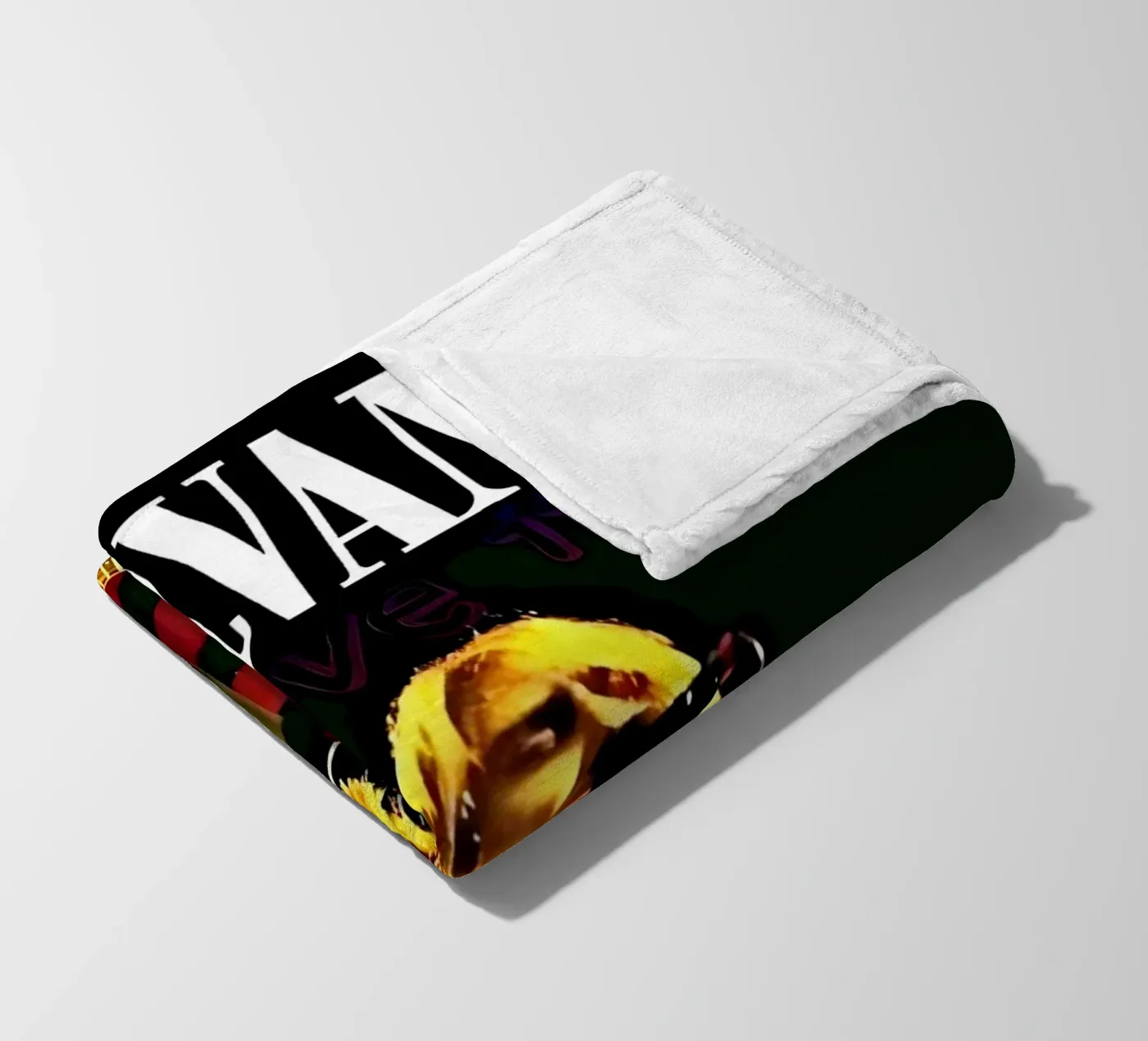 Nirvana coperta in pile da vintage singer