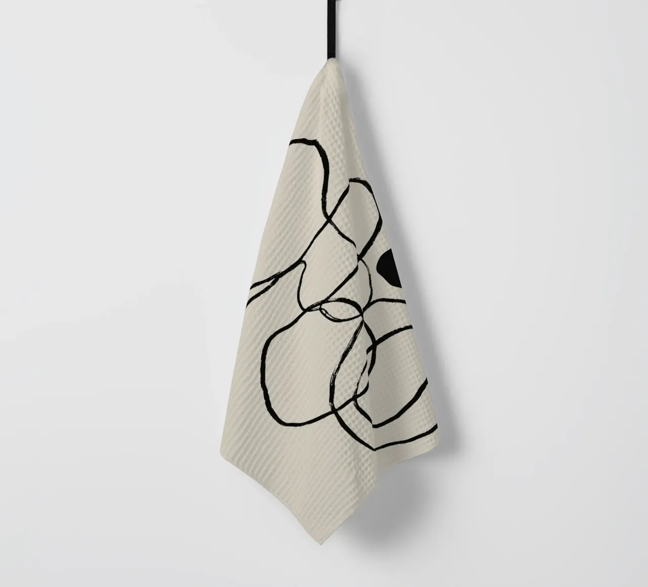 Echo Lines No 13 Geschirrtuch von treechild