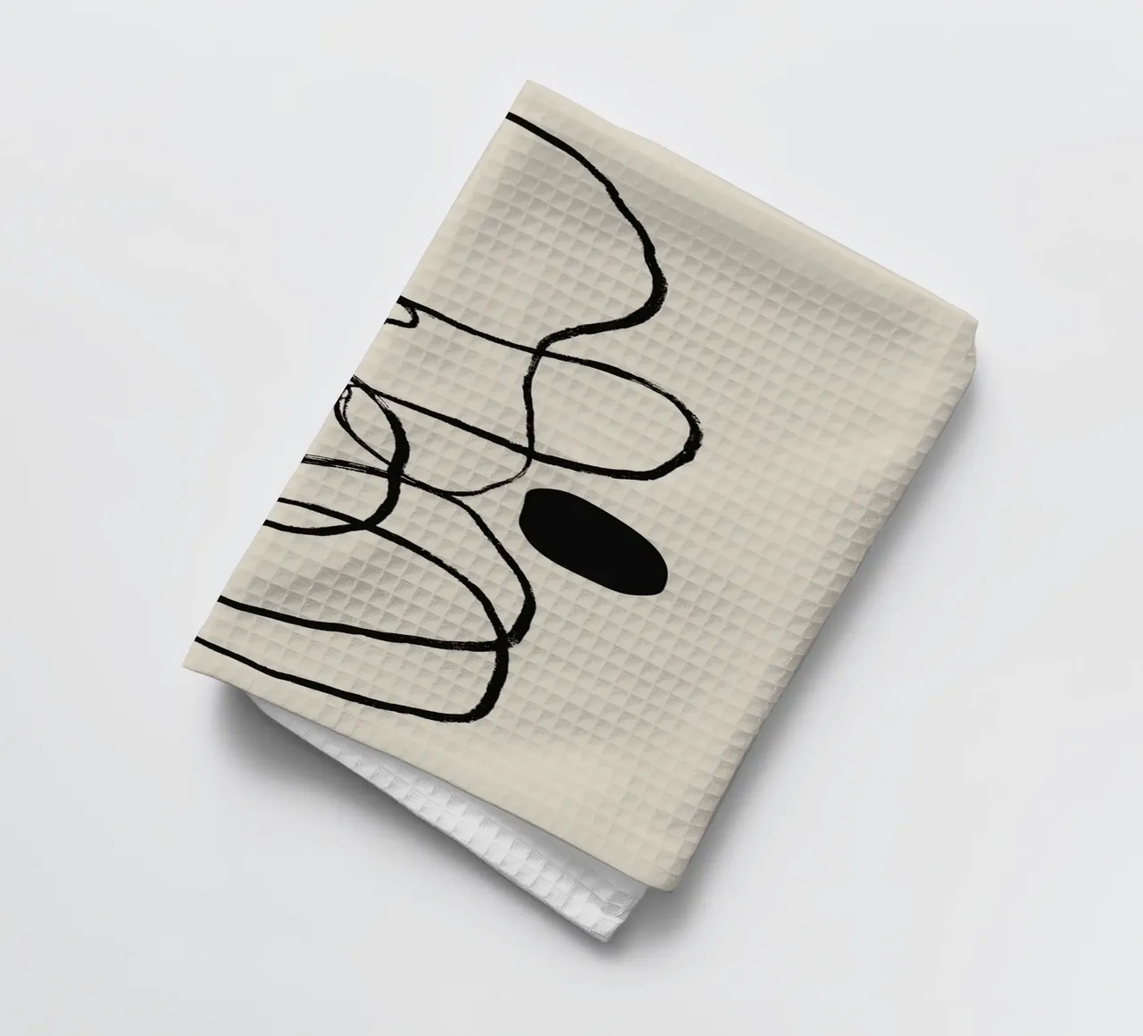 Echo Lines No 13 Geschirrtuch von treechild