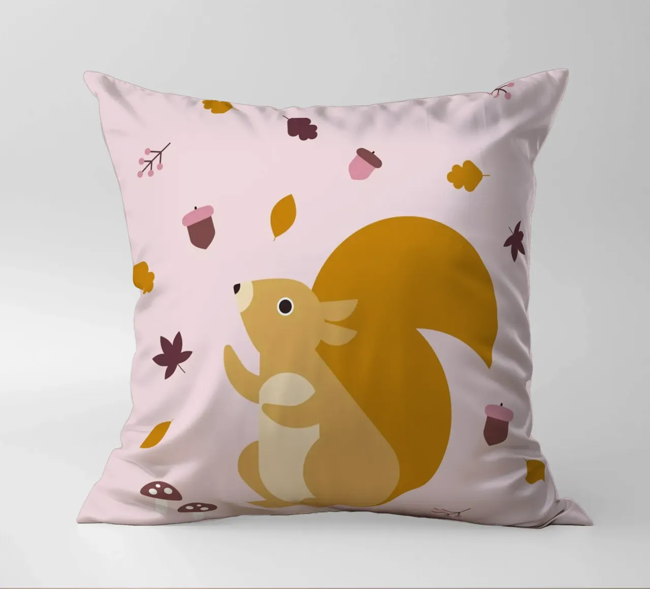 Scoiattoli in autunno cuscino da Carolin Vonhoff
