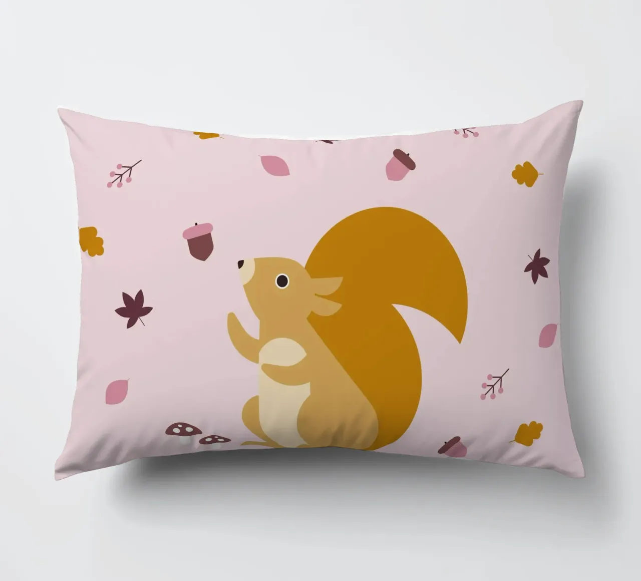 Scoiattoli in autunno cuscino da Carolin Vonhoff