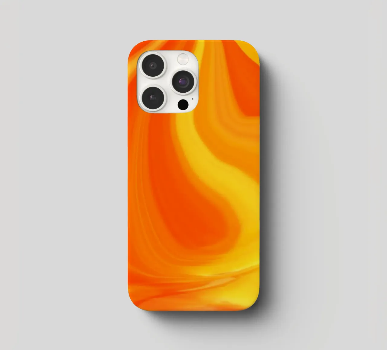 Abstract dynamic pattern in yellow, orange and red. iphone case by Something for you