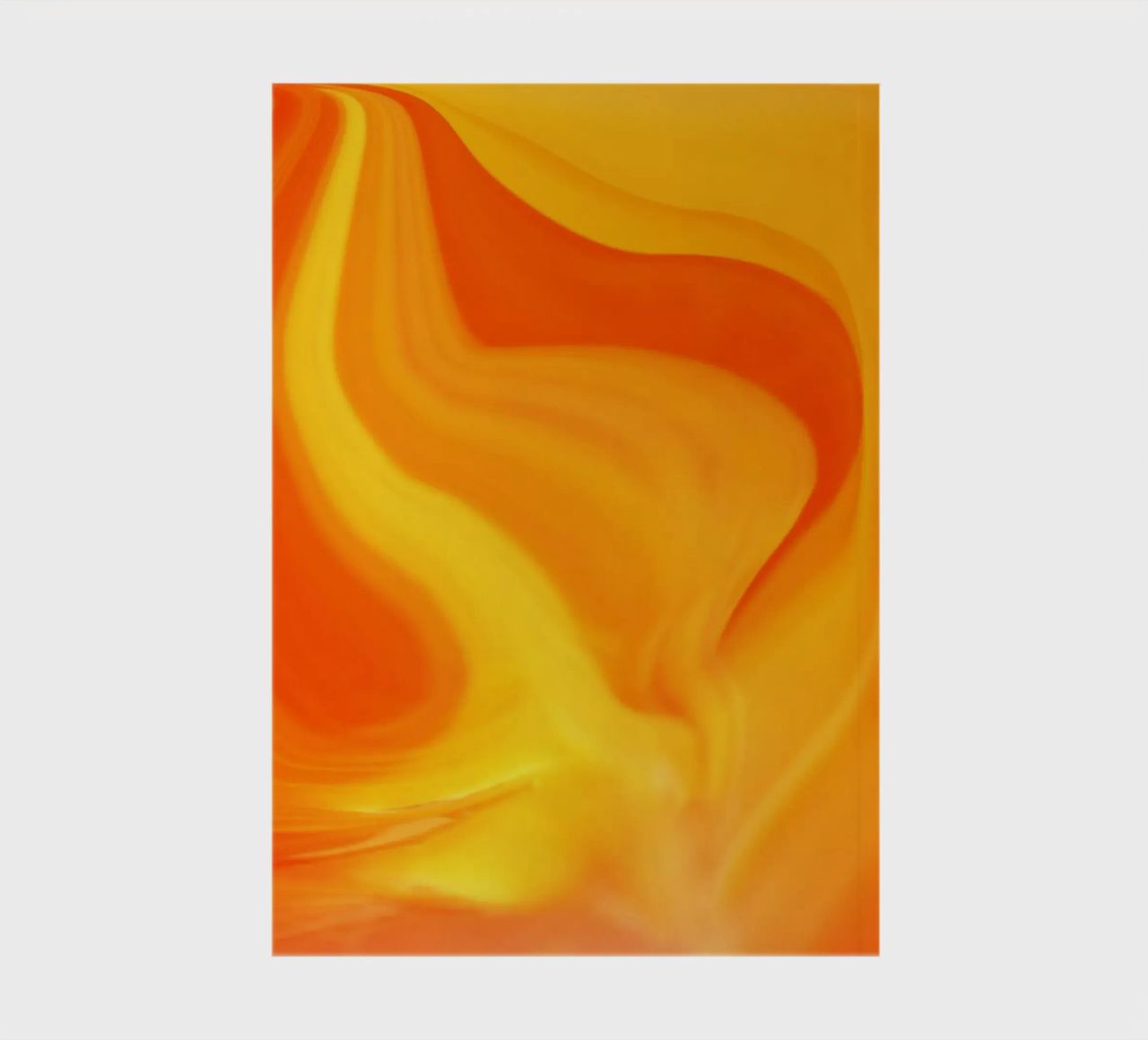 Abstract dynamic pattern in yellow, orange and red. notebook by Something for you