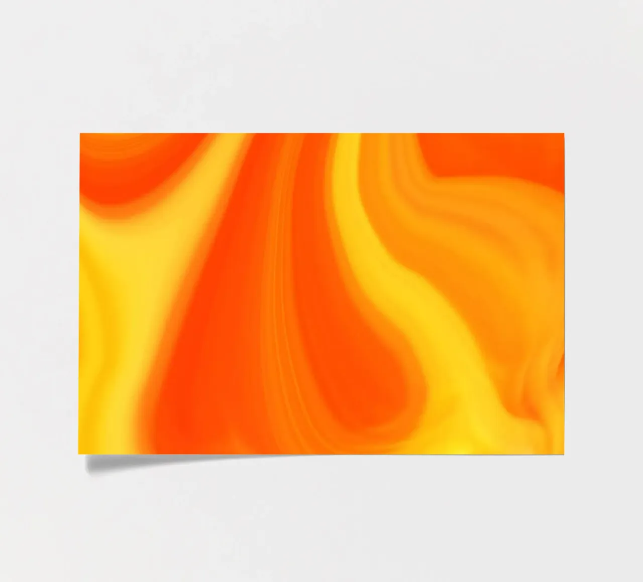 Abstract dynamic pattern in yellow, orange and red. sticker sheet by Something for you