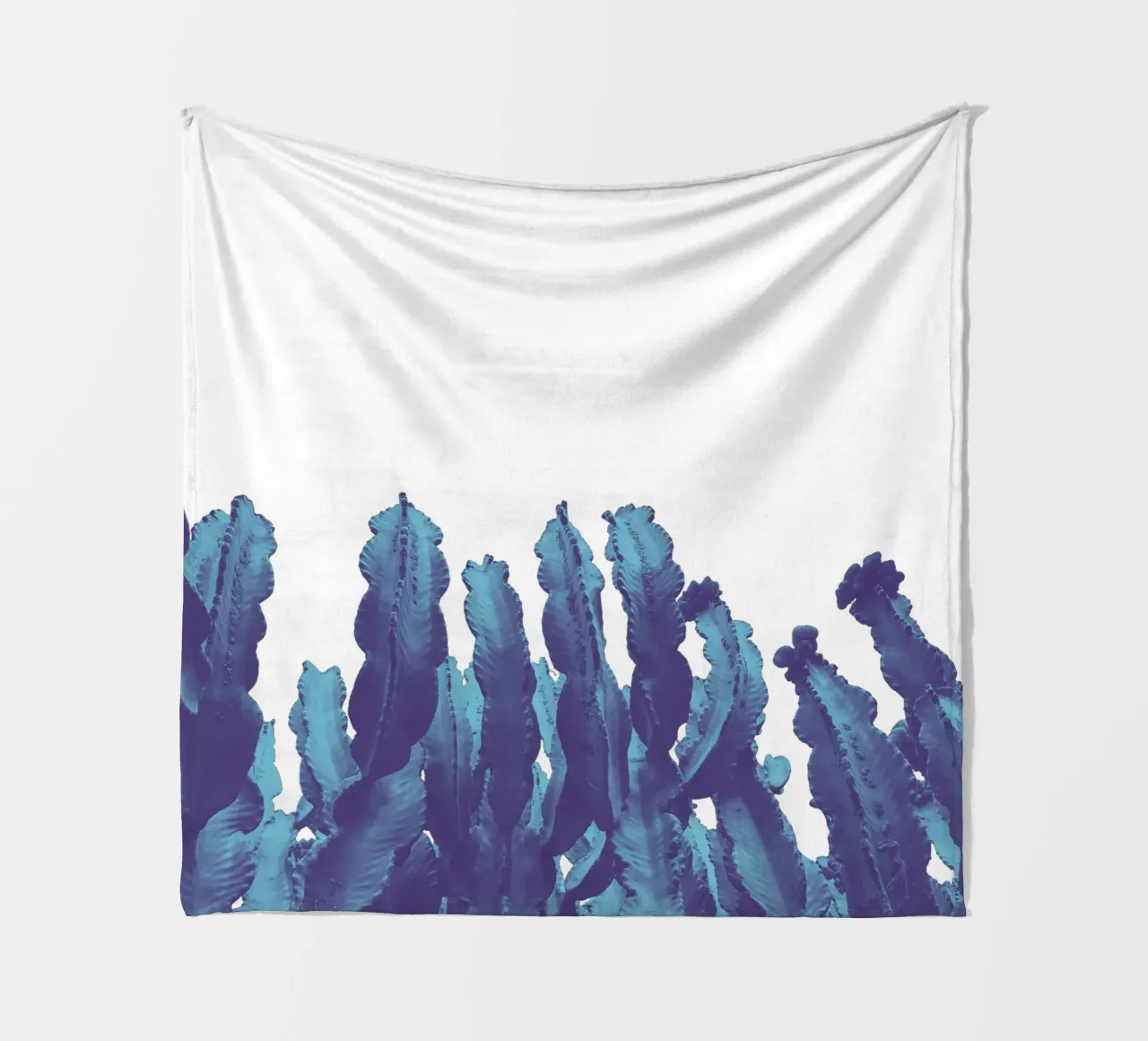 Paesaggio di cactus Isole Canarie coperta in pile da Jana Leonenkov Art
