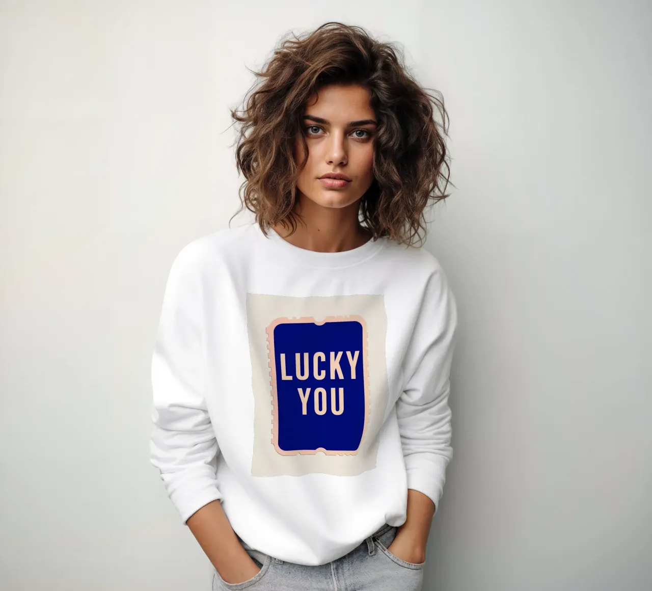 Lucky You - Biglietto dal design audace felpa da DaarbyN