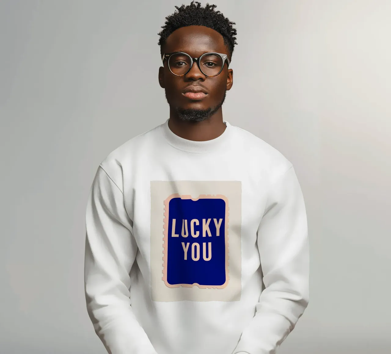 Lucky You - Biglietto dal design audace felpa da DaarbyN