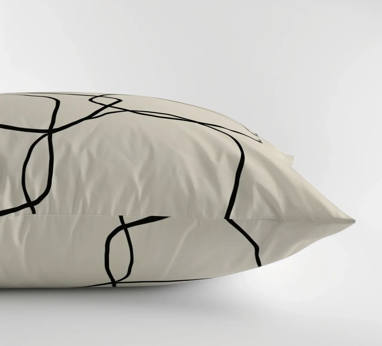 Echo Lines No 17 decorative cushion by treechild