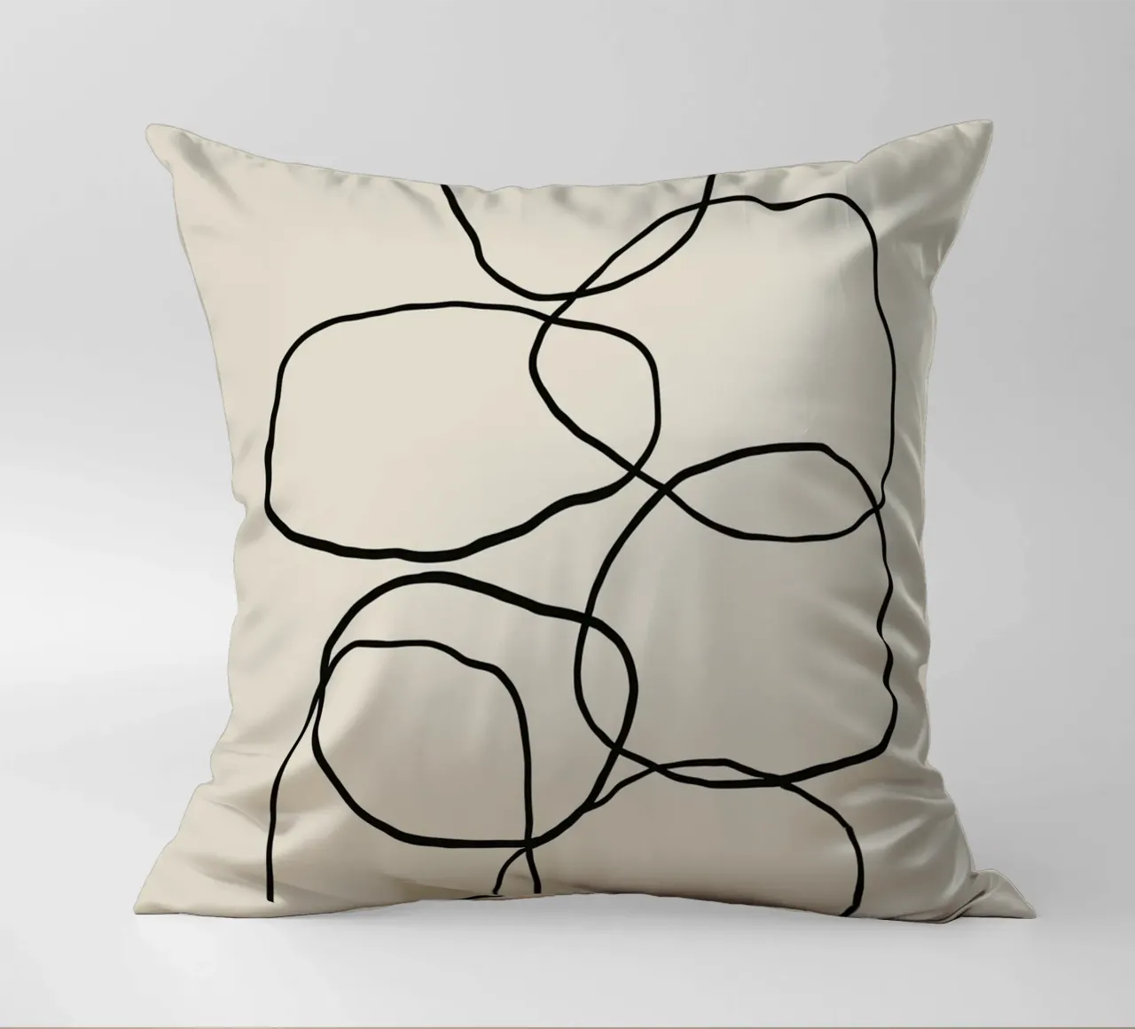Echo Lines No 17 decorative cushion by treechild