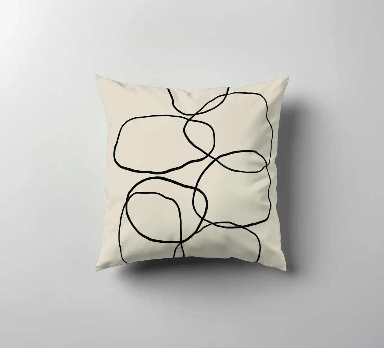 Echo Lines No 17 decorative cushion by treechild