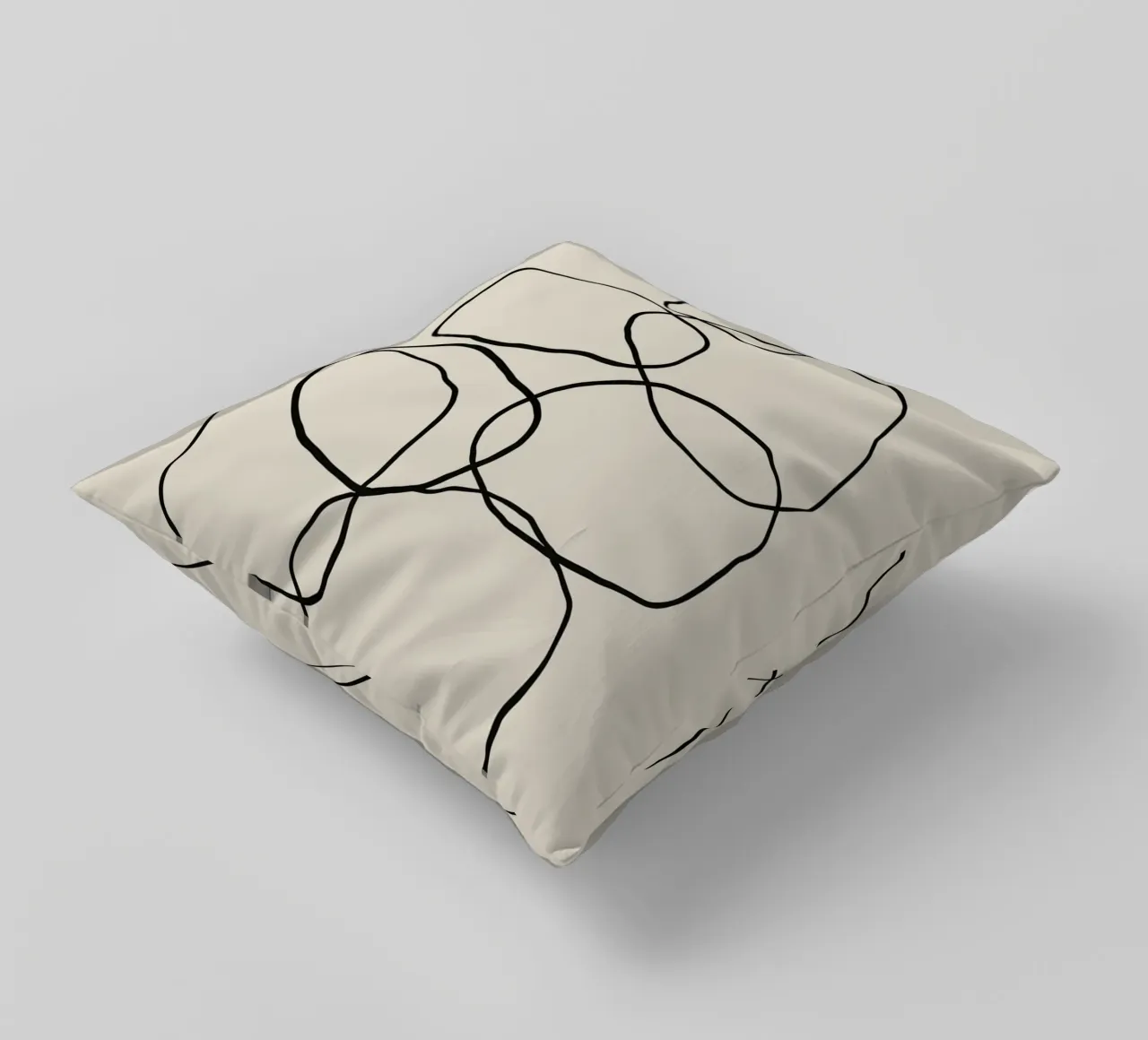 Echo Lines No 17 decorative cushion by treechild
