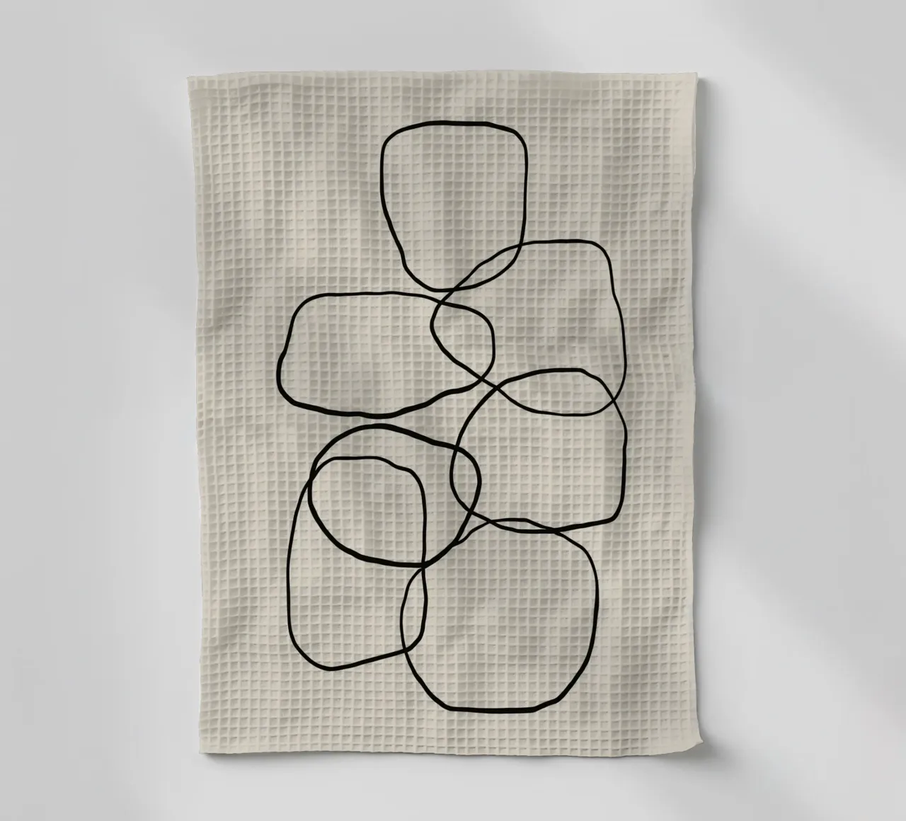 Echo Lines No 17 canovaccio da cucina da treechild