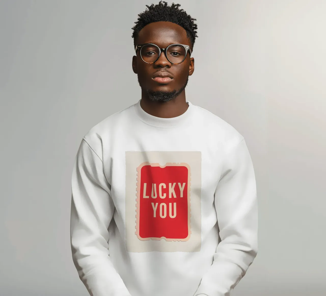 Lucky You - Biglietto dal design audace felpa da DaarbyN