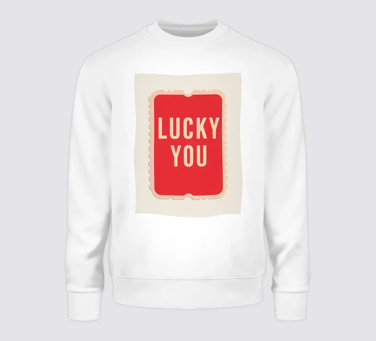 Lucky You - Biglietto dal design audace felpa da DaarbyN