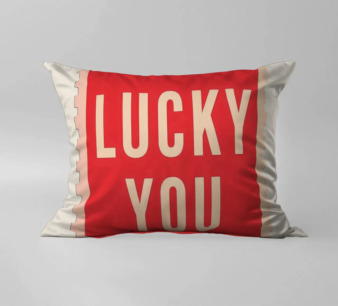 Lucky You - Biglietto dal design audace cuscino da DaarbyN