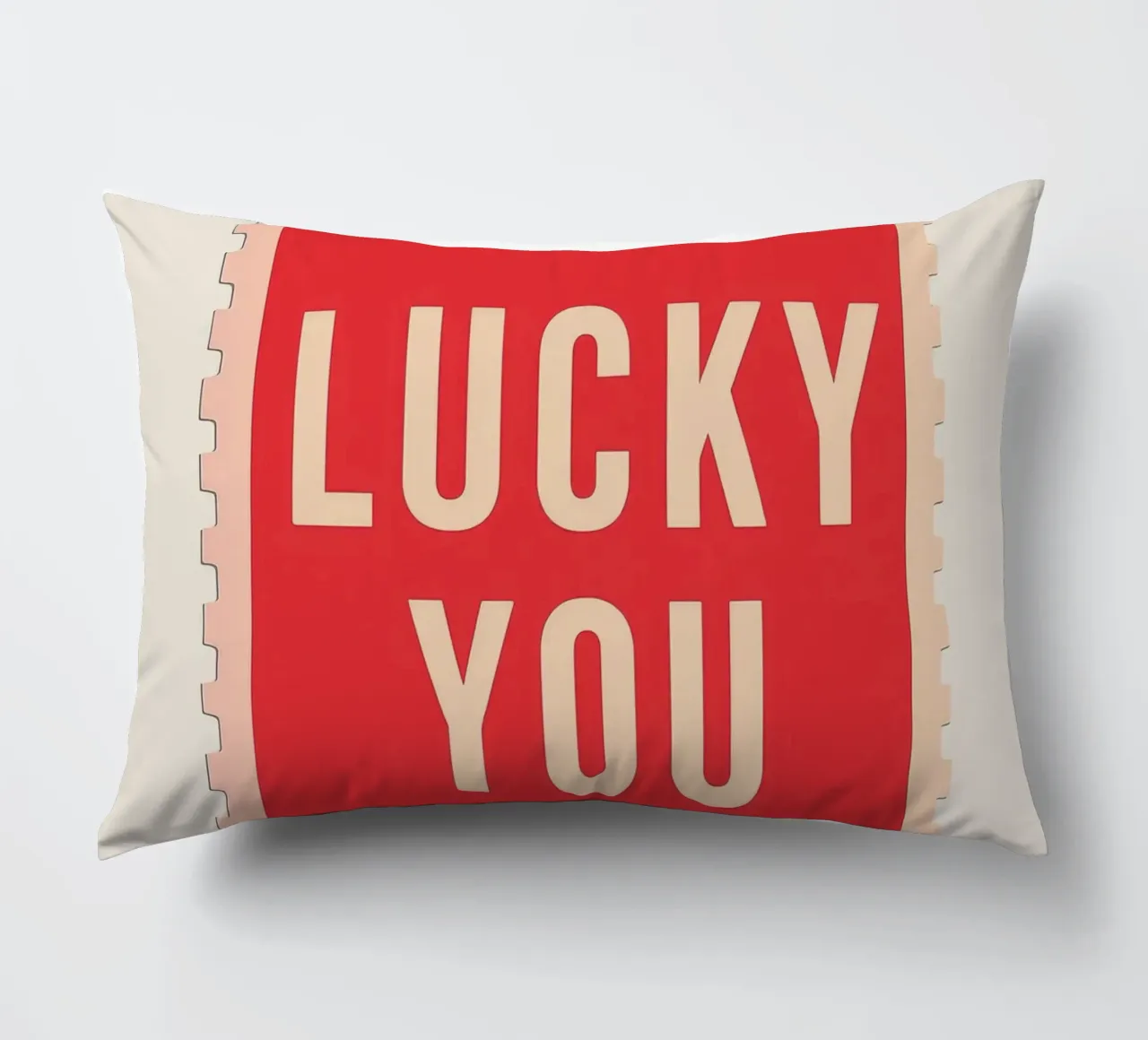 Lucky You - Biglietto dal design audace cuscino da DaarbyN