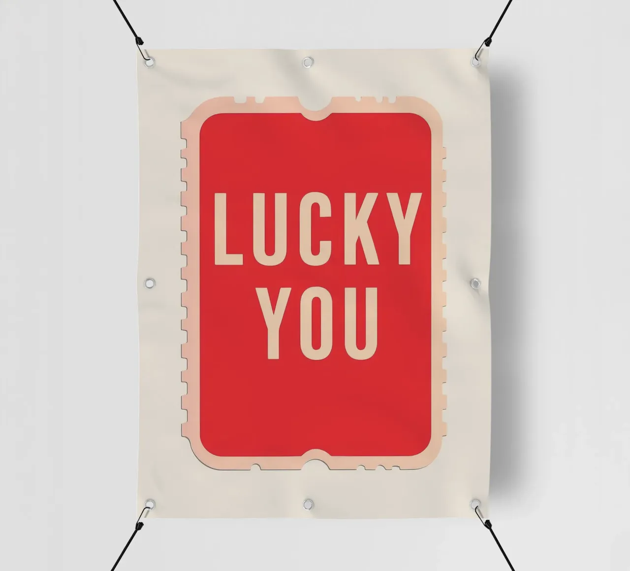 Lucky You - Biglietto dal design audace telo in pvc da DaarbyN