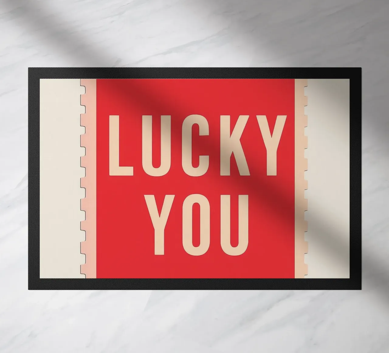 Lucky You - Biglietto dal design audace zerbino da DaarbyN