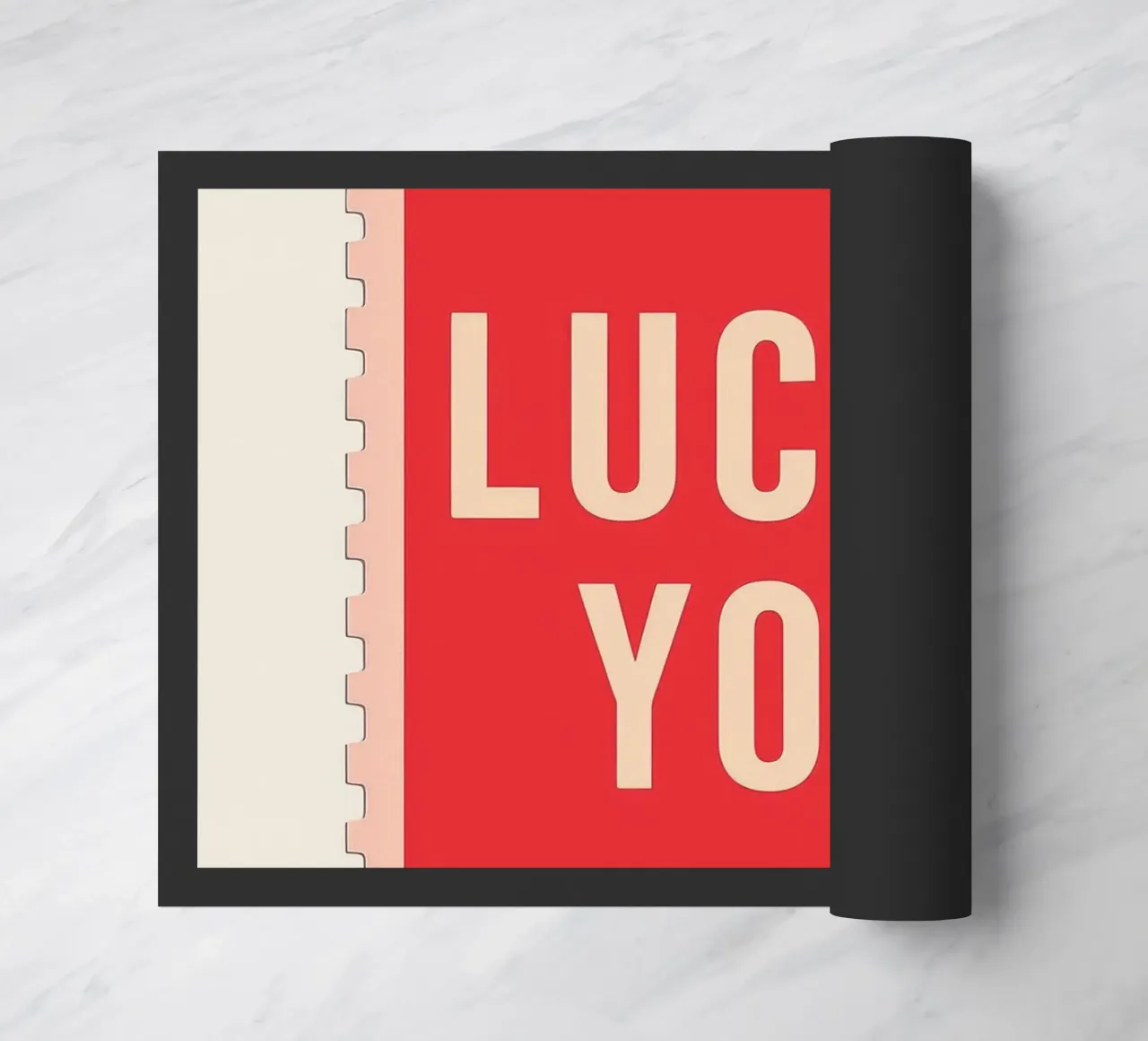Lucky You - Biglietto dal design audace zerbino da DaarbyN