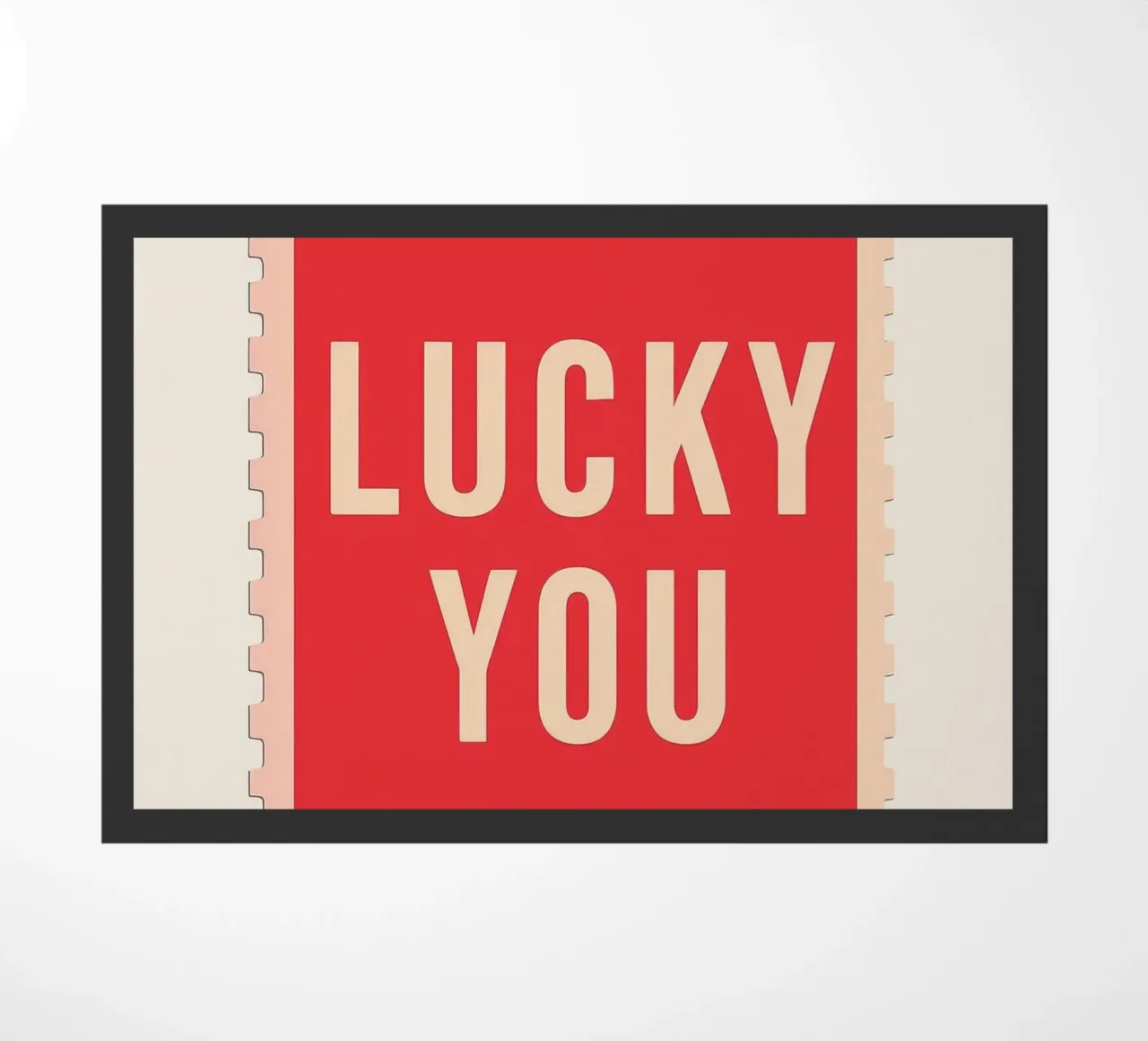 Lucky You - Biglietto dal design audace zerbino da DaarbyN