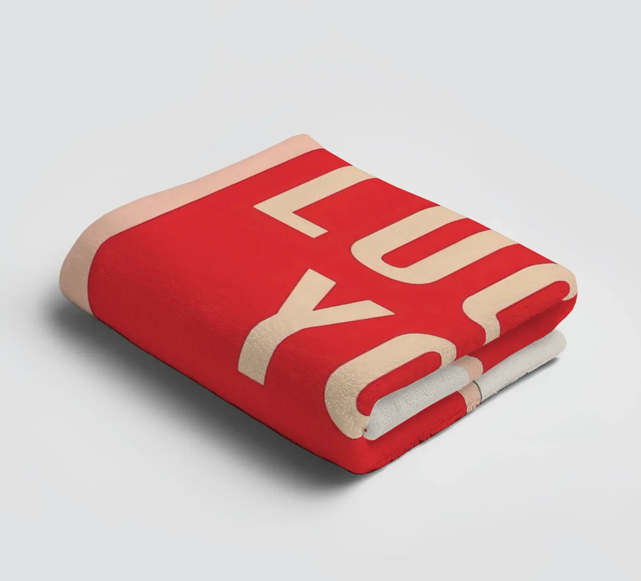 Lucky You - Biglietto dal design audace asciugamano da bagno da DaarbyN