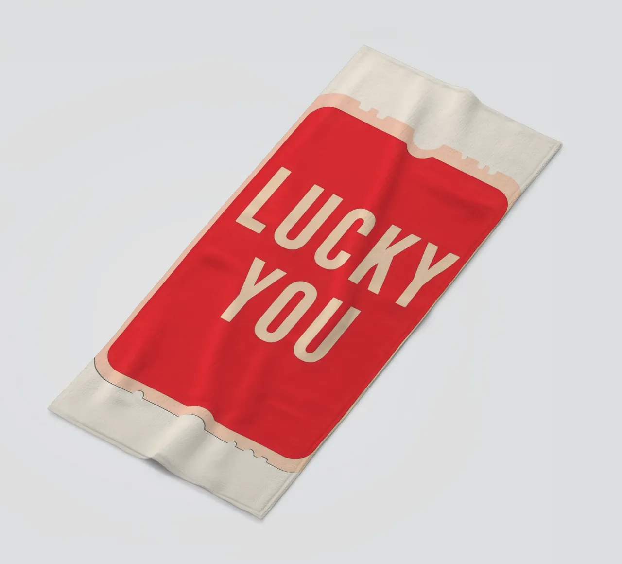 Lucky You - Biglietto dal design audace telo mare da DaarbyN