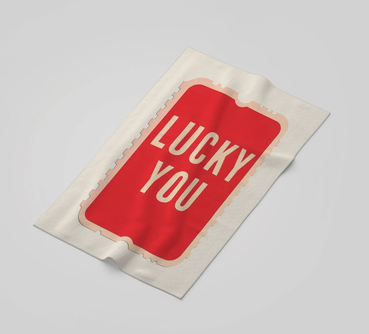 Lucky You - Biglietto dal design audace telo mare da DaarbyN
