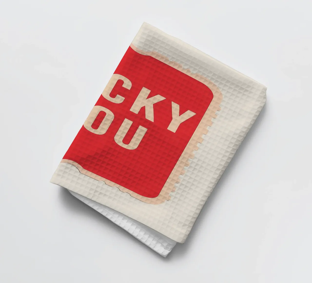 Lucky You - Biglietto dal design audace canovaccio da cucina da DaarbyN