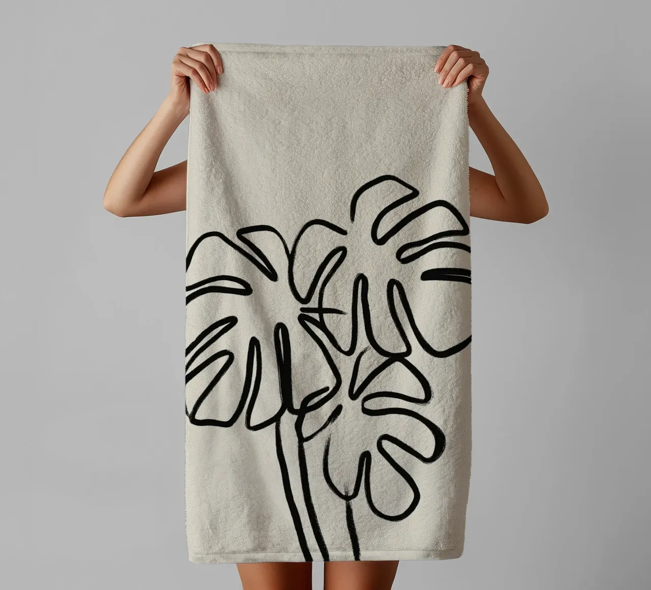 Echo Lines No 21 asciugamano da bagno da treechild