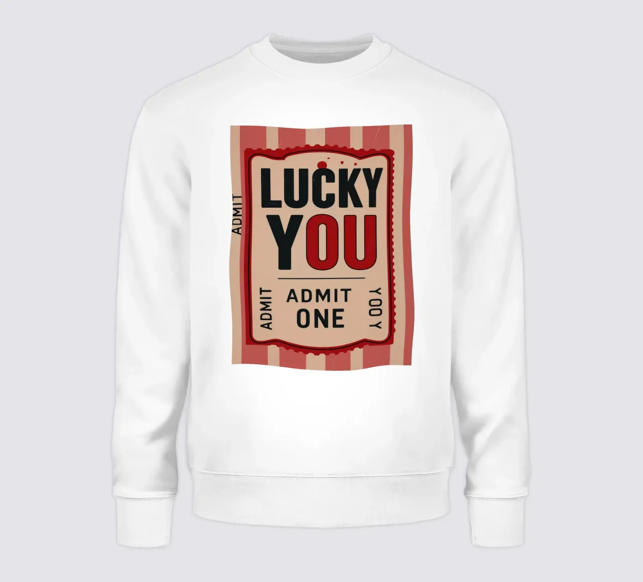 Lucky You - Ammissione di un biglietto d'epoca felpa da DaarbyN