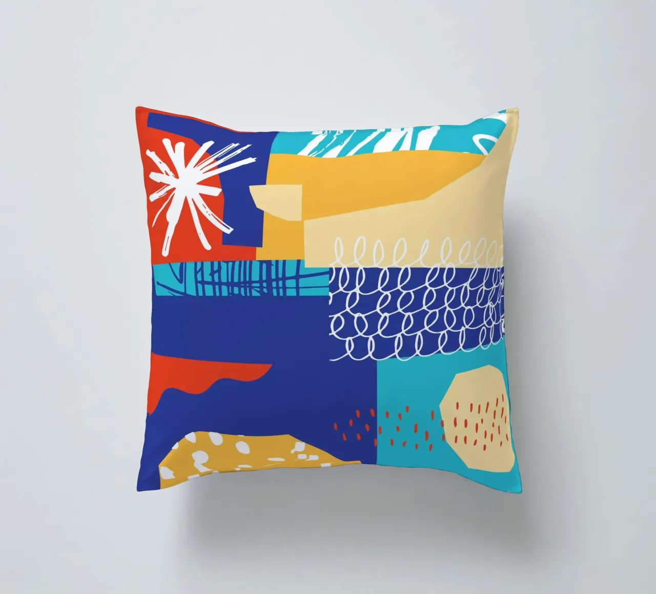 Forma e colore contemporanei cuscino da Kim Hubball Studio