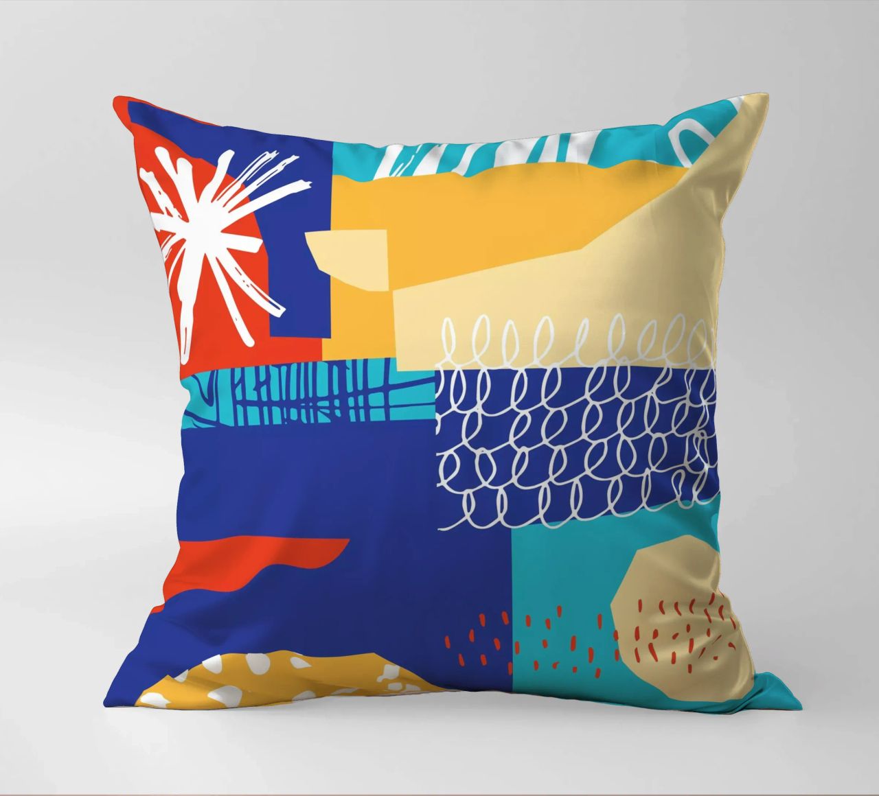 Forma e colore contemporanei cuscino da Kim Hubball Studio