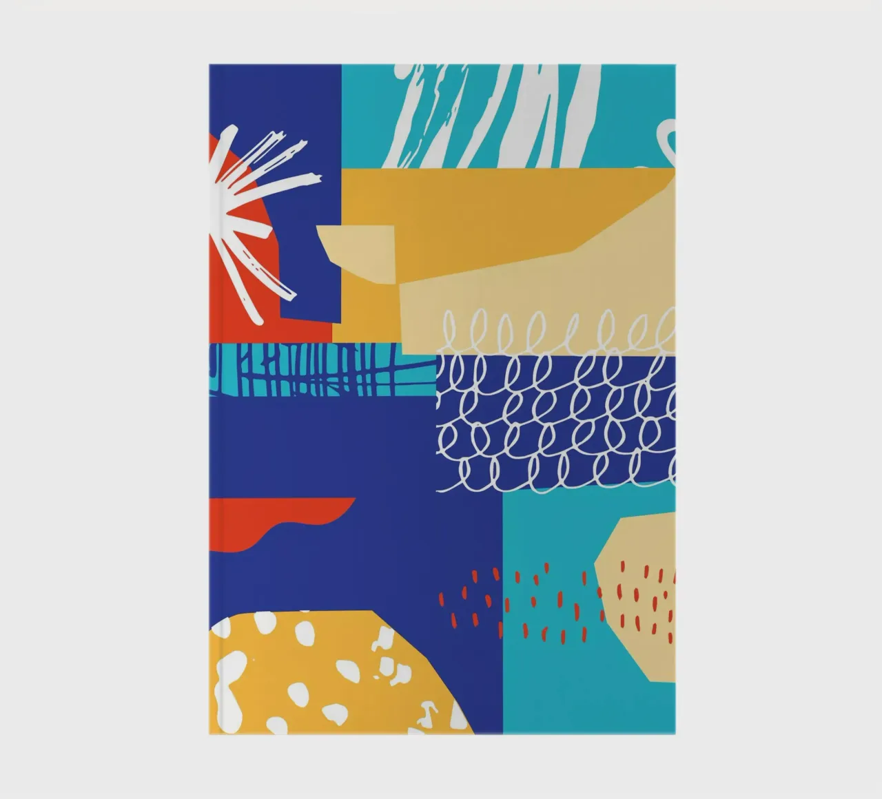 Contemporary Shape and Colour notebook by Kim Hubball Studio