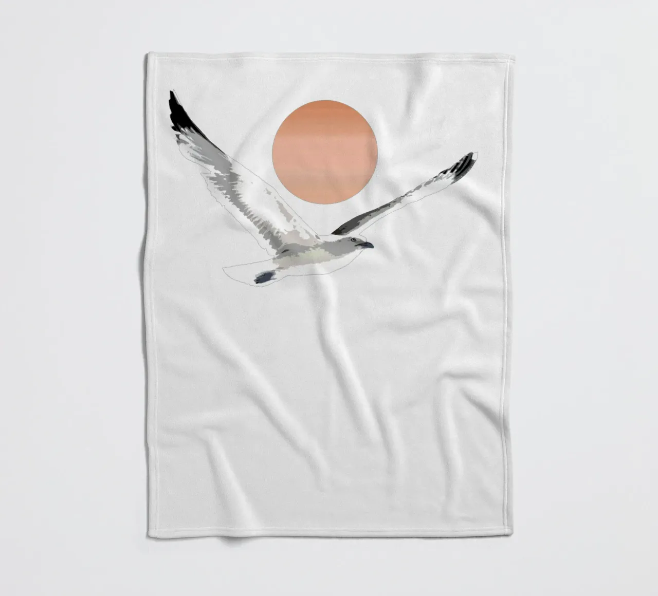 Möwe Fleecedecke von beamorello