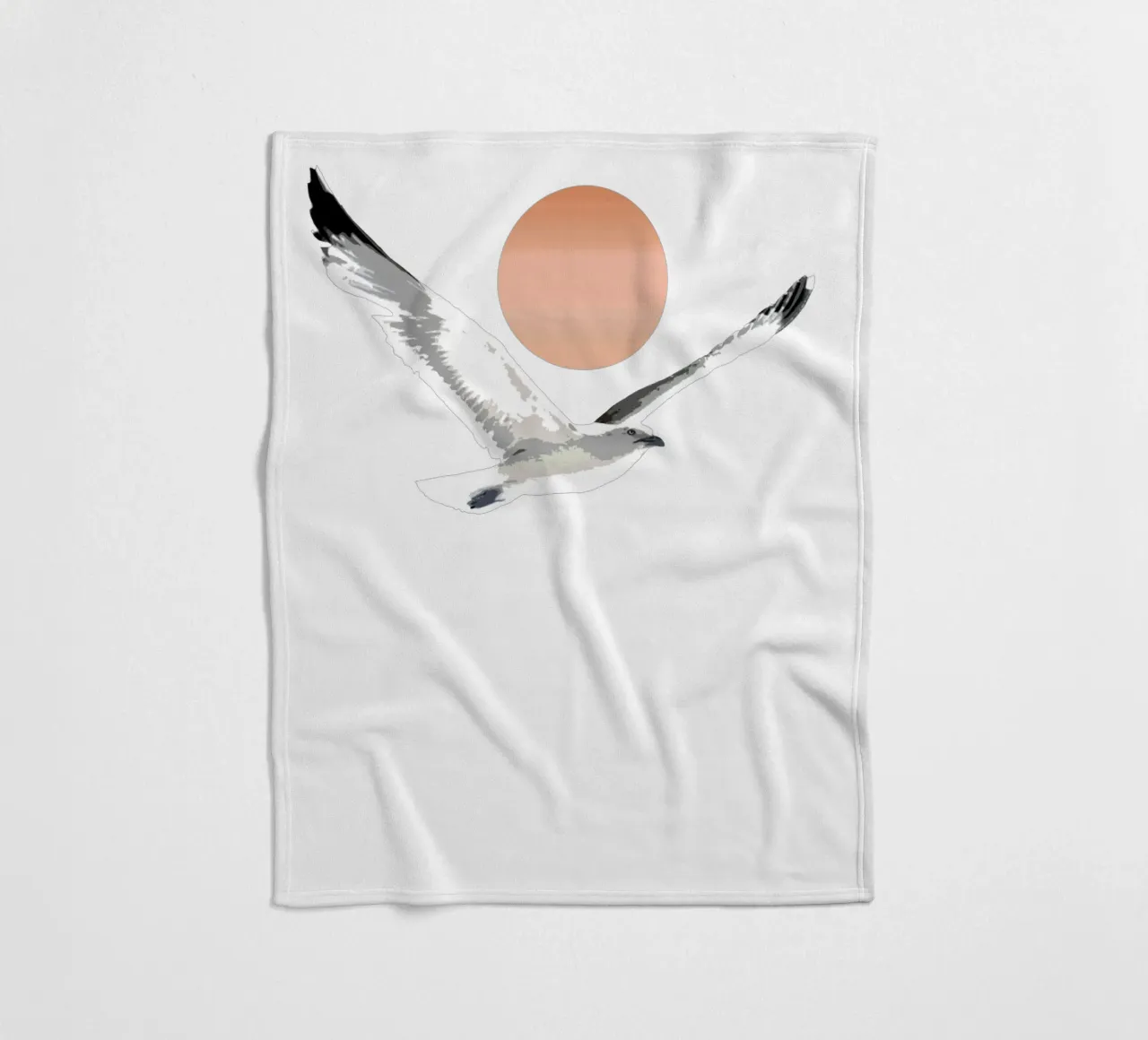 Möwe Fleecedecke von beamorello