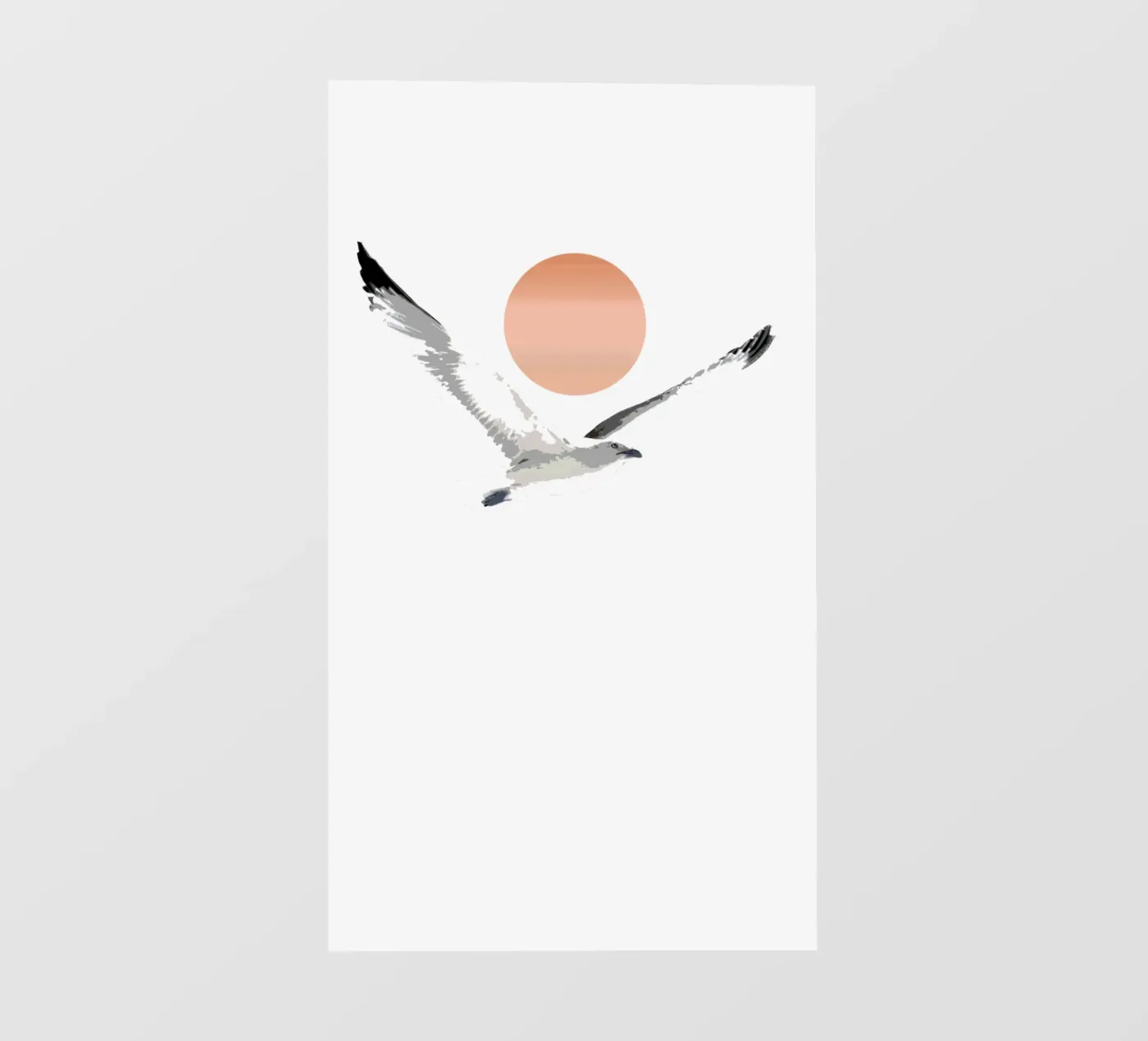 Zeemeeuw fotobehang van beamorello