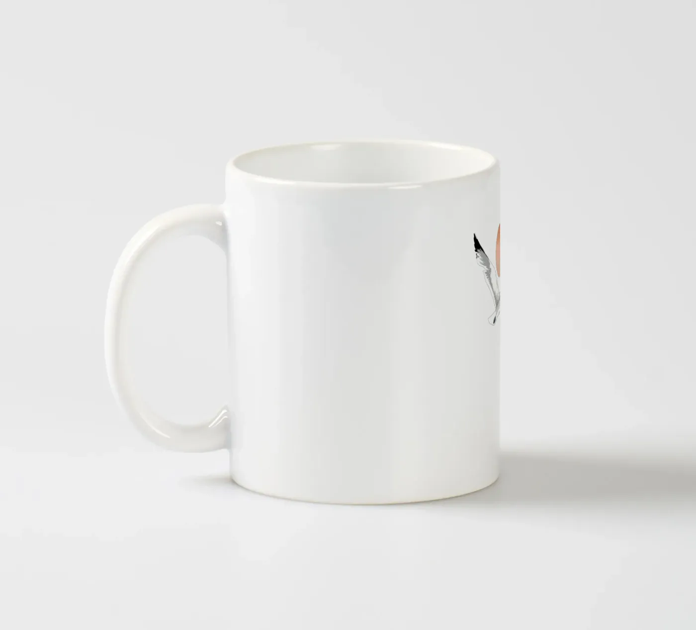 Seagull ceramic mug by beamorello