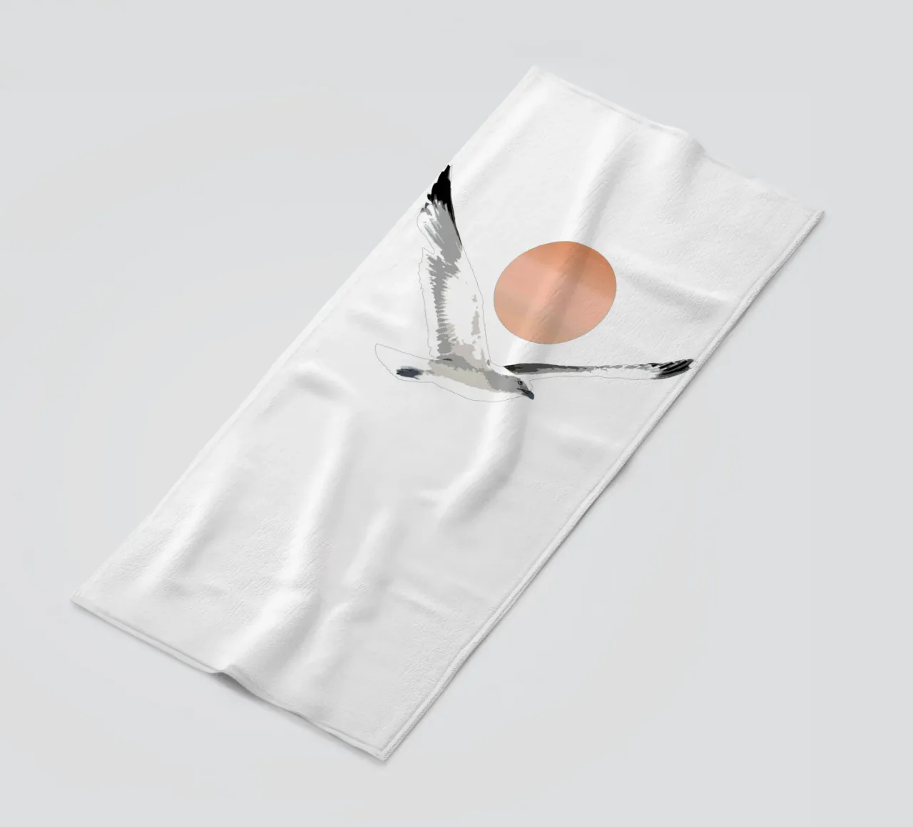 Gabbiano telo mare da beamorello