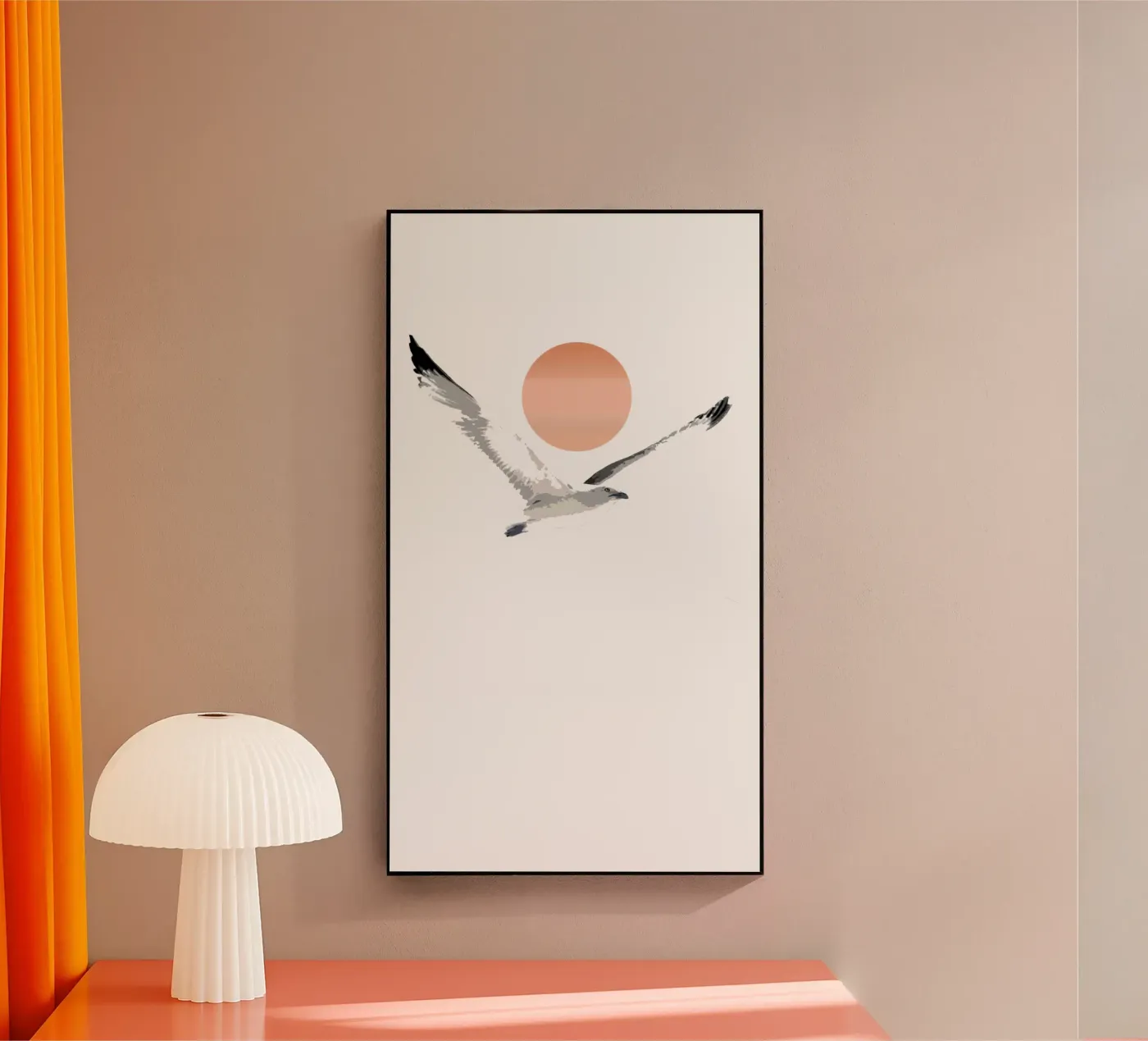 Zeemeeuw acryl van beamorello